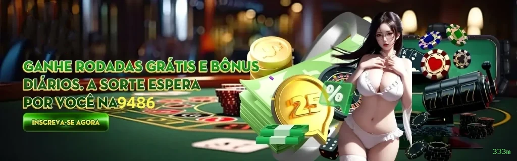 Plataforma 333m - cassino e apostas